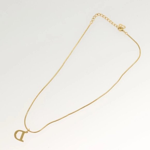 Christian Dior Necklace metal Gold Auth SW950 - Picture 10 of 16